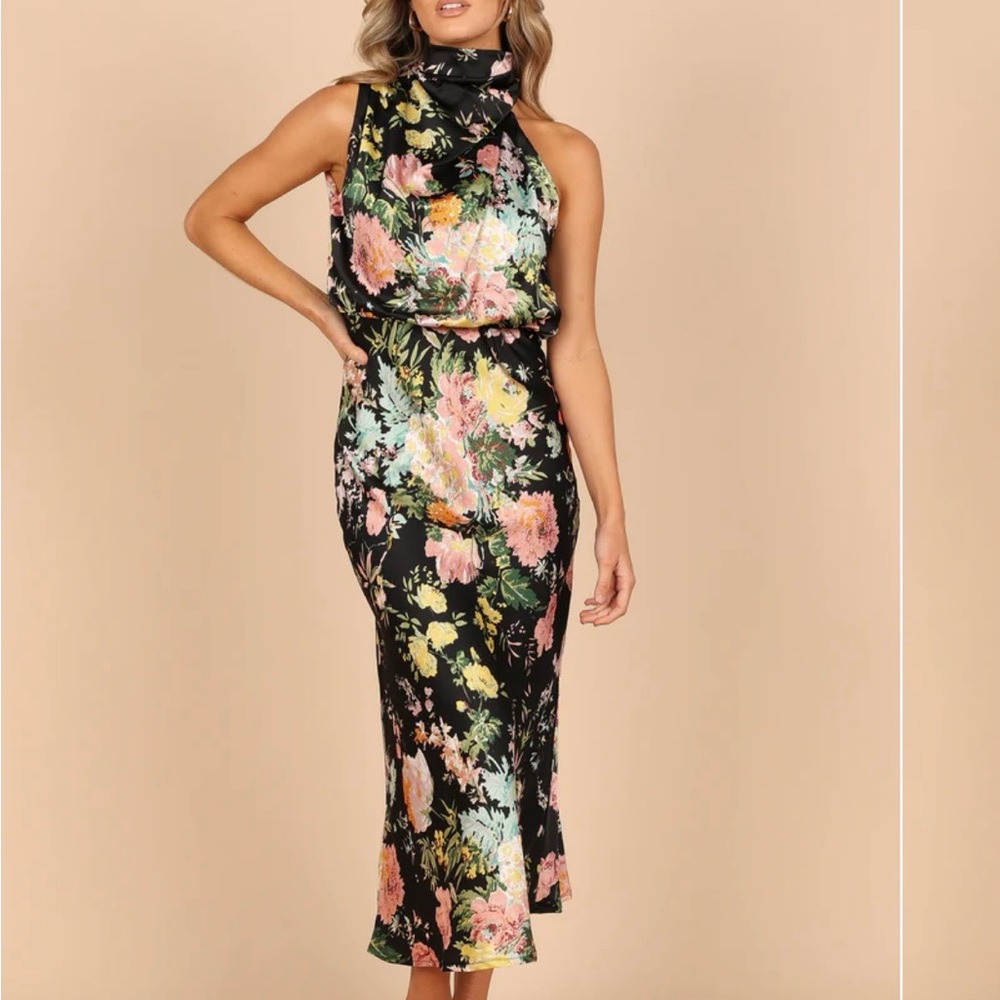 Petal & Pup Black Floral Dress